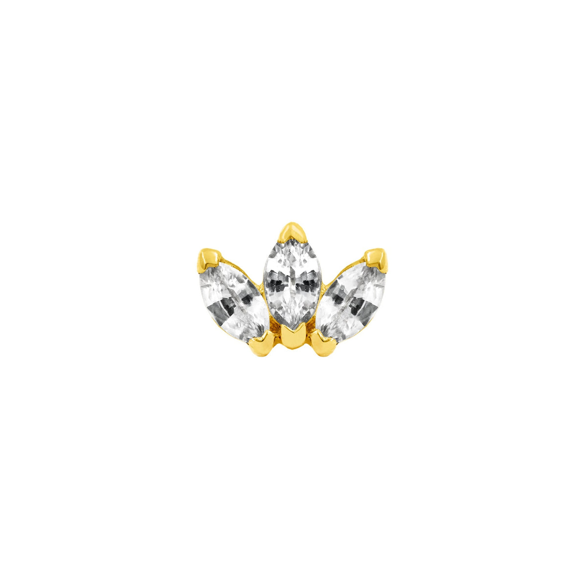 Triple Marquise CZ