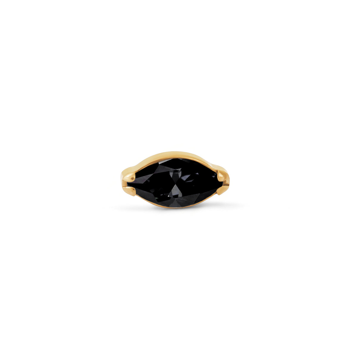 Black Single Marquise