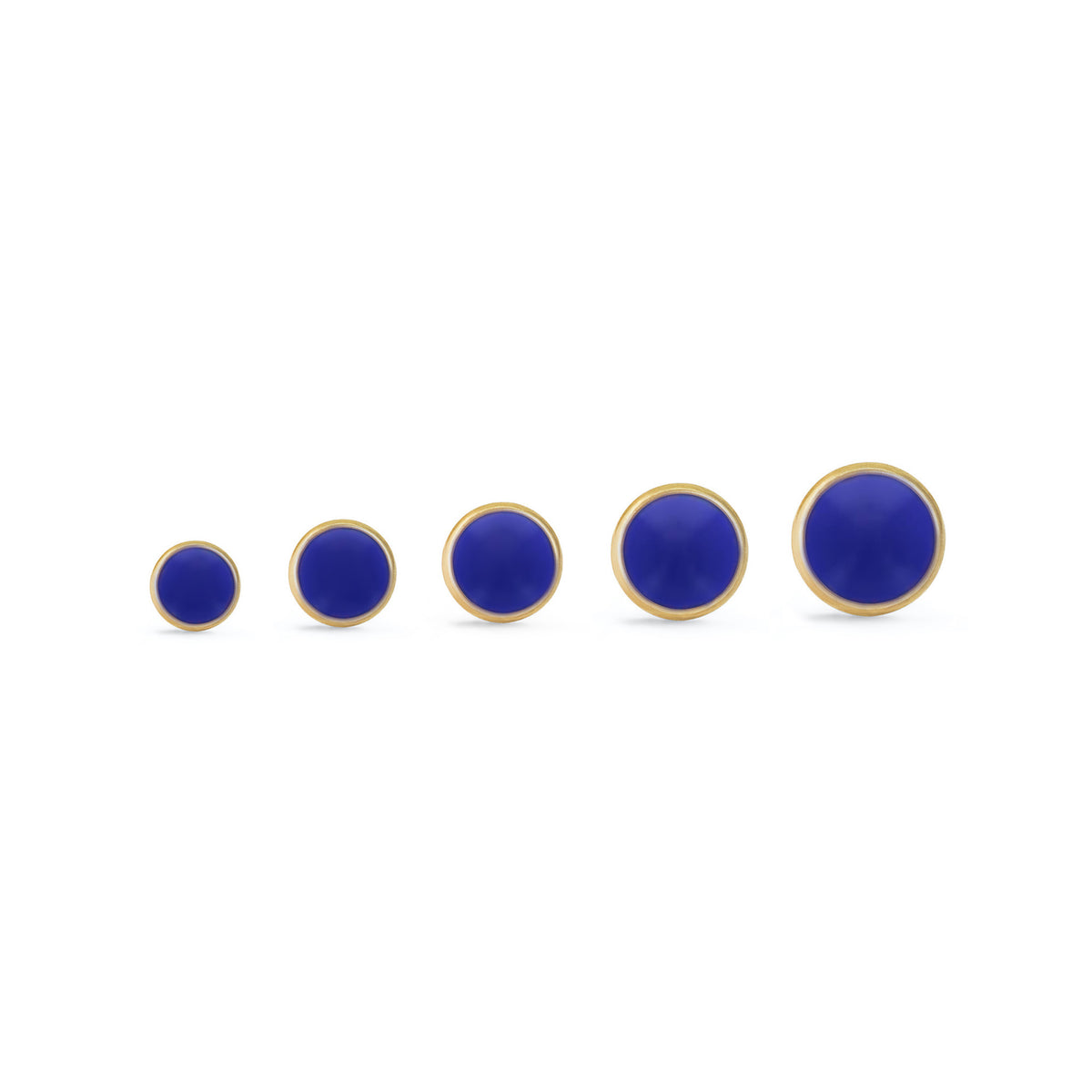 Lapis Cabochon Disc