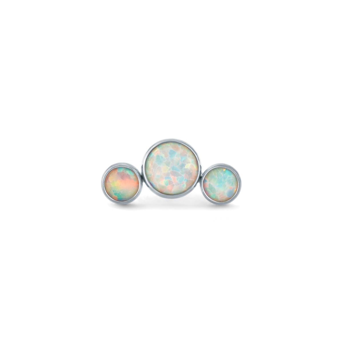 White Opal 3 Bezel Cluster