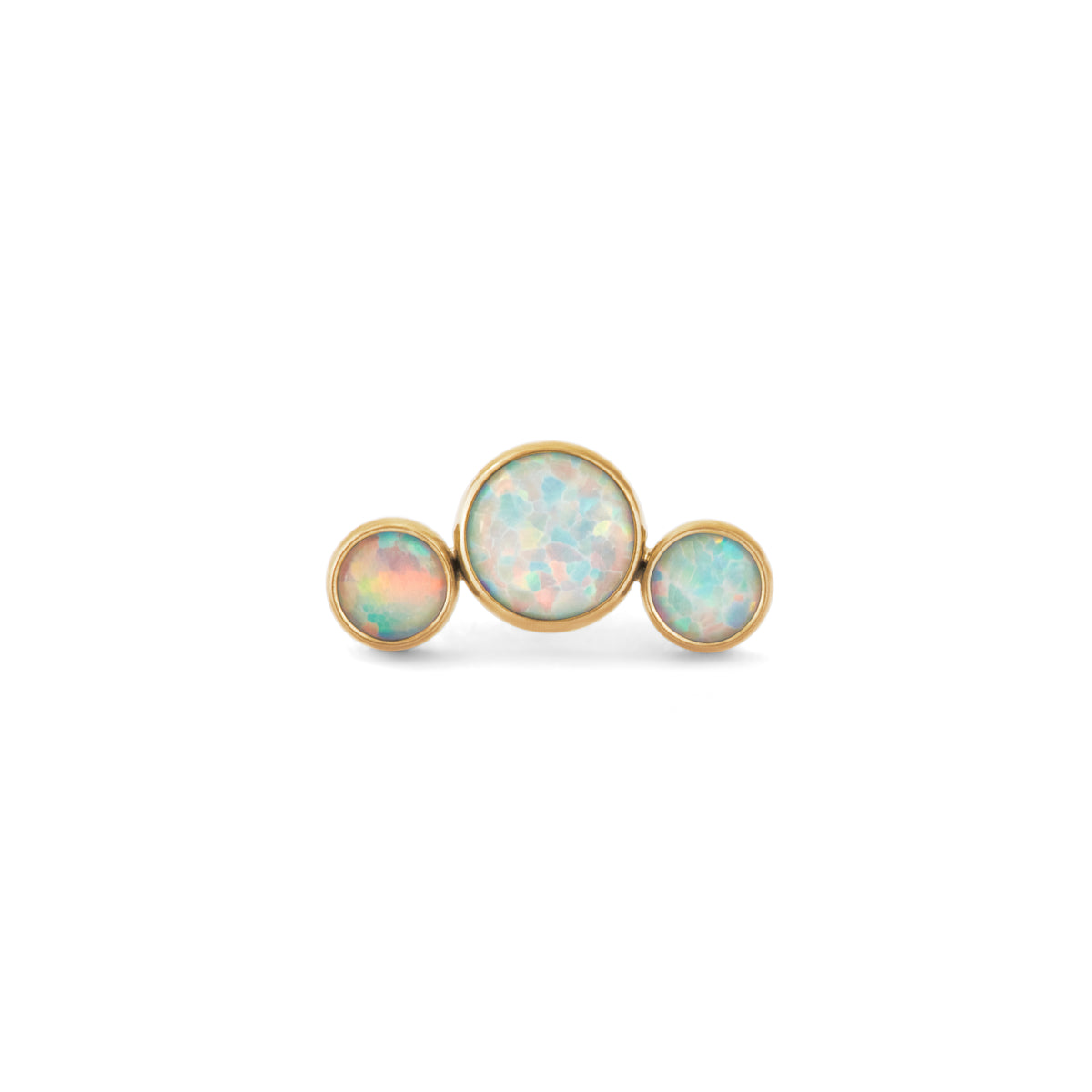 White Opal 3 Bezel Cluster